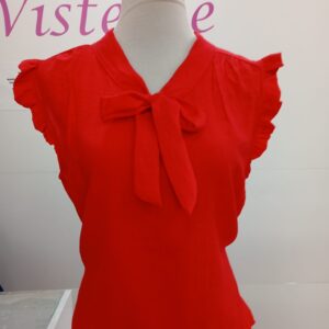 Blusa roja lazo