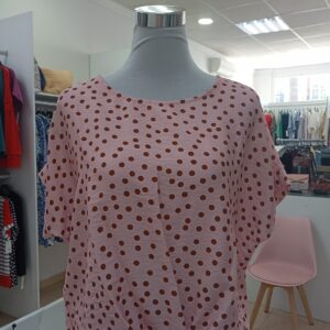 Blusa lunares nudo