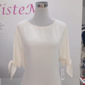 Blusa lazo mangas