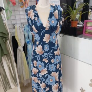 Vestido estampado flores