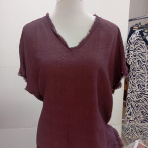 Blusa flecos